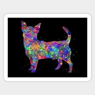 Chihuahua Dog watercolor Magnet